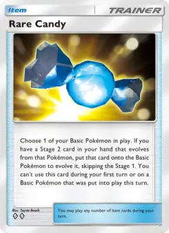 Pokémon-Karte Rare Candy 144/155
