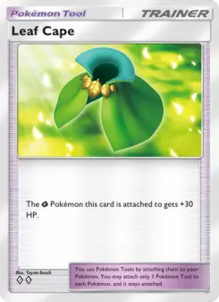 Pokémon-Karte Leaf Cape 147/155
