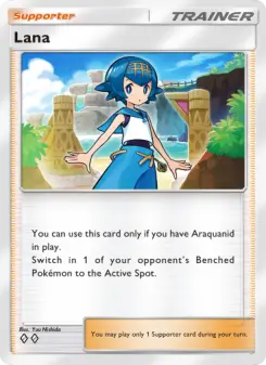 Pokémon-Karte Lana 152/155