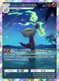 Pokémon-Karte Alolan Marowak 160/155