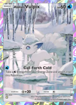Pokémon-Karte Alolan Vulpix 162/155