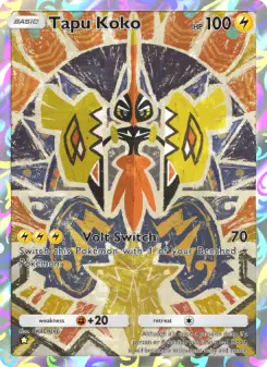 Pokémon-Karte Tapu Koko 166/155