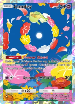 Pokémon-Karte Comfey 168/155