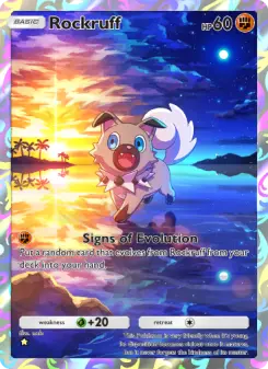 Pokémon-Karte Rockruff 172/155