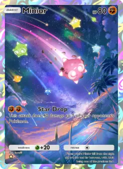 Pokémon-Karte Minior 174/155