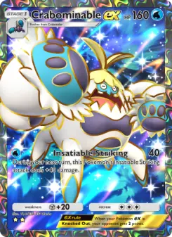 Pokémon-Karte Crabominable ex 183/155