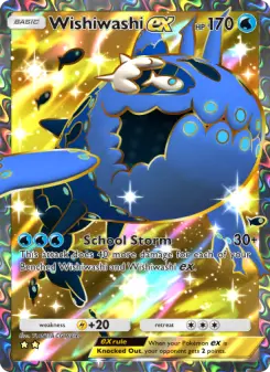 Pokémon-Karte Wishiwashi ex 184/155