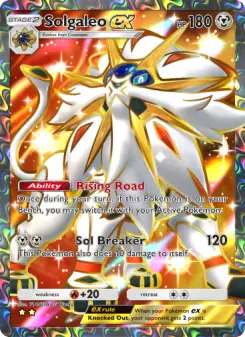 Pokémon-Karte Solgaleo ex 189/155