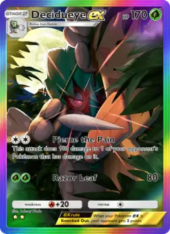 Pokémon-Karte Decidueye ex 198/155