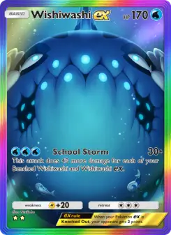 Pokémon-Karte Wishiwashi ex 202/155