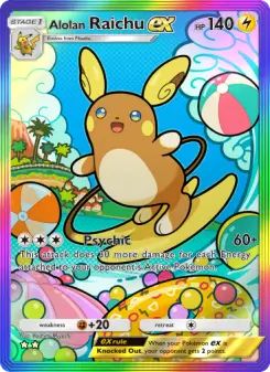 Pokémon-Karte Alolan Raichu ex 203/155