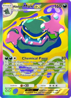 Pokémon-Karte Alolan Muk ex 206/155