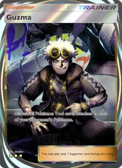 Pokémon-Karte Guzma 208/155