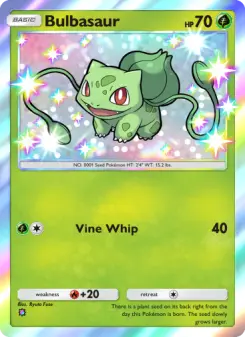 Pokémon-Karte Bulbasaur 210/155