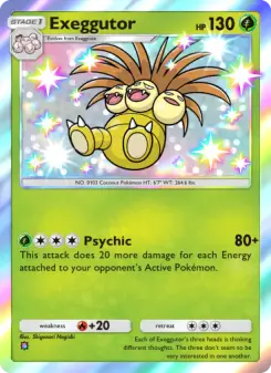 Pokémon-Karte Exeggutor 214/155