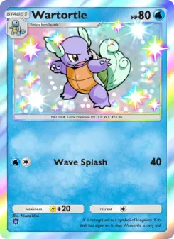 Pokémon-Karte Wartortle 216/155