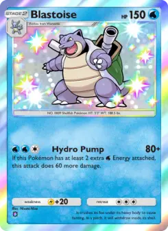 Pokémon-Karte Blastoise 217/155