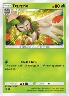 Pokémon-Karte Dartrix 004/069