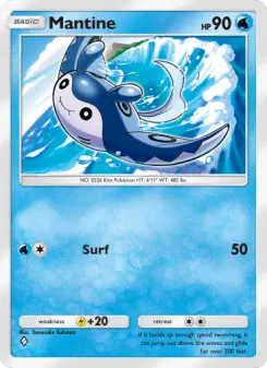 Pokémon-Karte Mantine 010/069