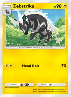 Pokémon-Karte Zebstrika 017/069