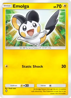 Pokémon-Karte Emolga 018/069