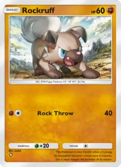 Pokémon-Karte Rockruff 032/069