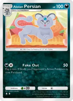 Pokémon-Karte Alolan Persian 038/069