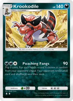Pokémon-Karte Krookodile 041/069