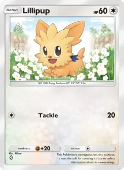Pokémon-Karte Lillipup 054/069