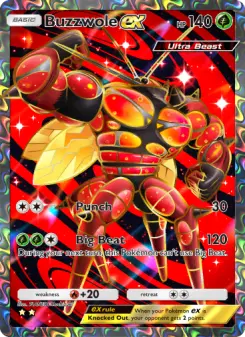 Pokémon-Karte Buzzwole ex 076/069