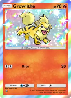 Pokémon-Karte Growlithe 089/069