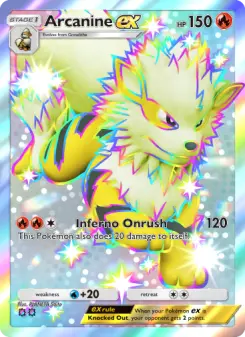 Pokémon-Karte Arcanine ex 100/069