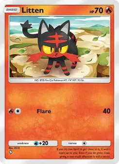Pokémon-Karte Litten 011/069