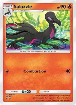 Pokémon-Karte Salazzle 015/069