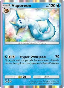 Pokémon-Karte Vaporeon 016/069