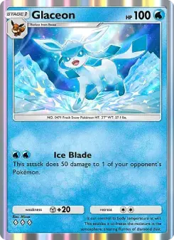 Pokémon-Karte Glaceon 017/069