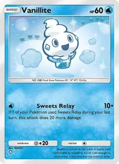 Pokémon-Karte Vanillite 018/069