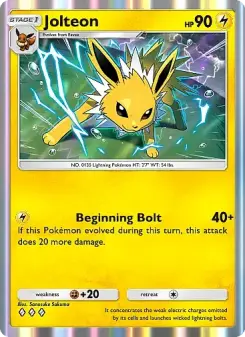 Pokémon-Karte Jolteon 025/069