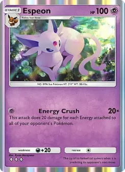 Pokémon-Karte Espeon 028/069