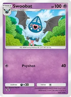 Pokémon-Karte Swoobat 030/069