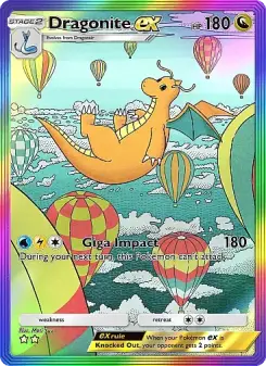 Pokémon-Karte Dragonite ex 090/069