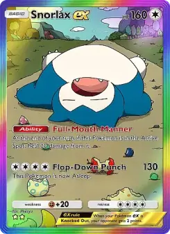 Pokémon-Karte Snorlax ex 091/069