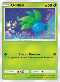 Pokémon-Karte Oddish 001/161