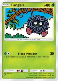 Pokémon-Karte Tangela 004/161
