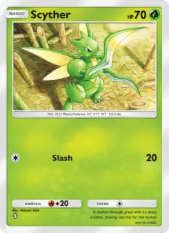 Pokémon-Karte Scyther 006/161
