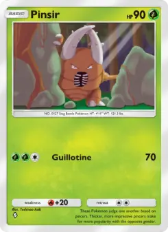 Pokémon-Karte Pinsir 007/161