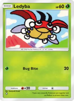 Pokémon-Karte Ledyba 011/161