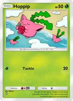 Pokémon-Karte Hoppip 013/161