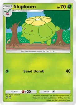 Pokémon-Karte Skiploom 014/161