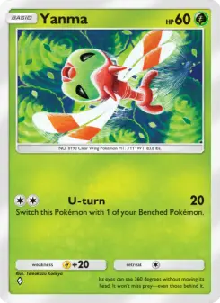 Pokémon-Karte Yanma 018/161